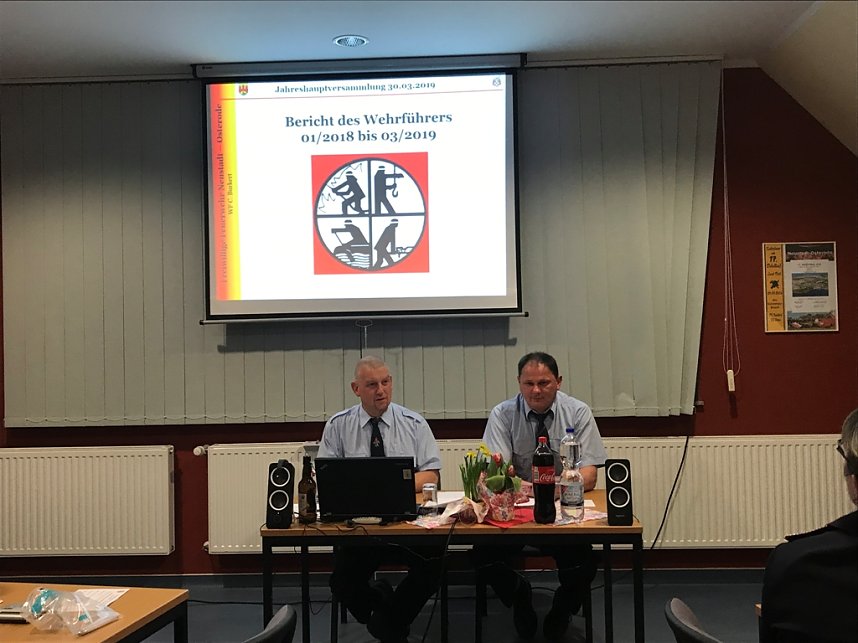 Hauptversammlung der Neust&auml;dter Feuerwehr