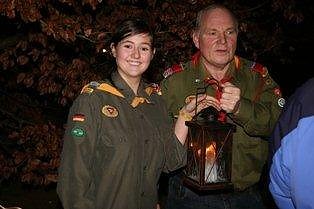 Das Licht vor dem Rathaus