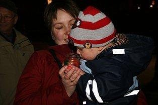 Das Licht vor dem Rathaus