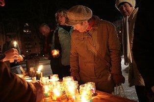 Das Licht vor dem Rathaus