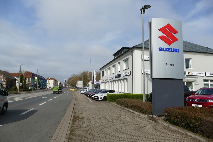 Umgezogen: Auch Suzuki ist umgezogen