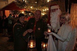 Das Licht vor dem Rathaus