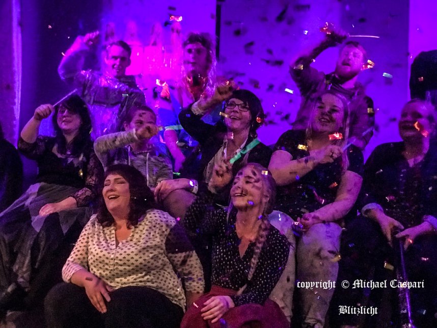 Die Probe auf der Studiob&uuml;hne