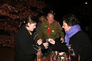 Das Licht vor dem Rathaus