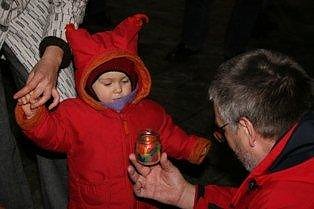 Das Licht vor dem Rathaus