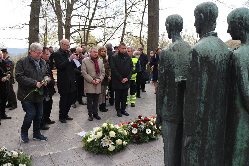 Gedenken zum 74. Jahr der Befreiung des KZ Mittelbau-Dora