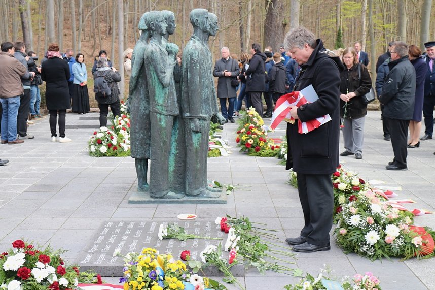 Gedenken zum 74. Jahr der Befreiung des KZ Mittelbau-Dora