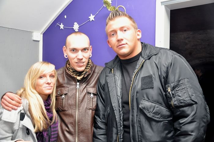 House Weihnachtsparty im Grease