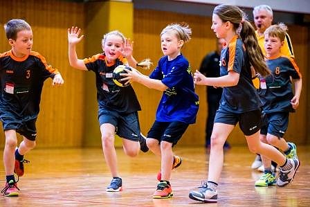 Handballzwerge im Mittelpunkt