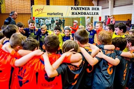 Handballzwerge im Mittelpunkt