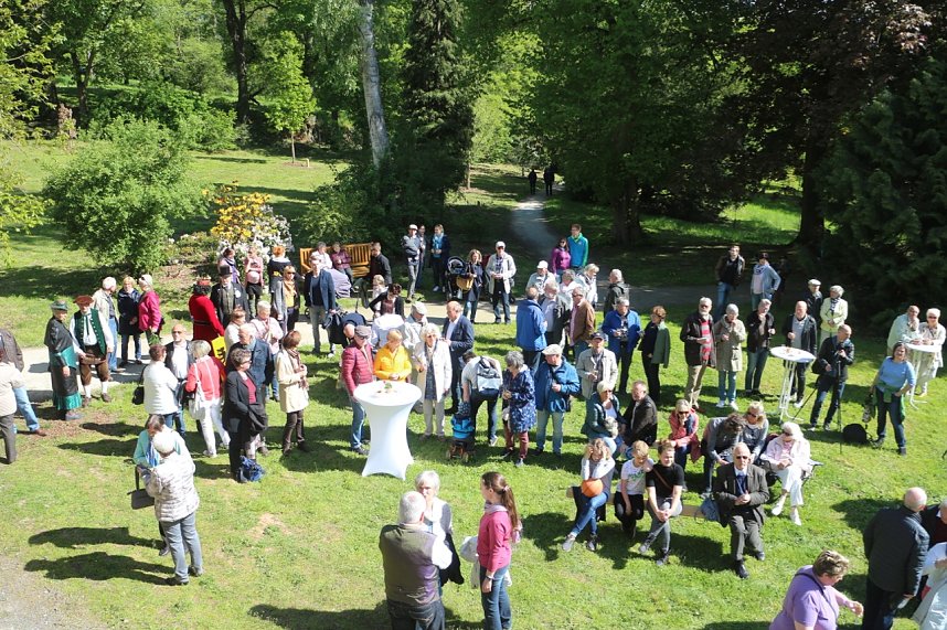 Eine &Auml;ra geht zu Ende - Gisela Hartmann wurde heute als Vorsitzende der B&uuml;rgerstiftung Park Hohenrode verabschiedet