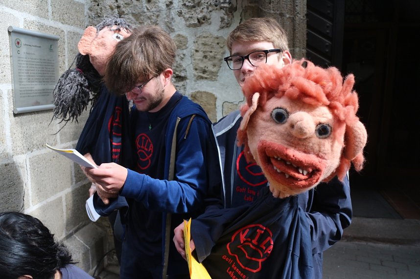 Kila-B&uuml;cherflohmarkt auf dem Blasii-Kirchplatz