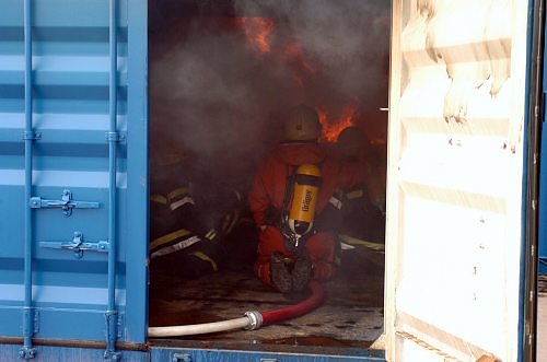 Einsatz in der FH Nordhausen