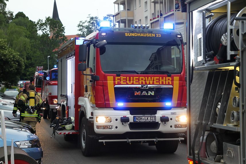 Feuerwehreinsatz Am Sand