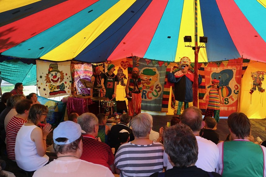 Der Circus Bombastico war heute zu Gast bei der Nordth&uuml;ringer Lebenshilfe