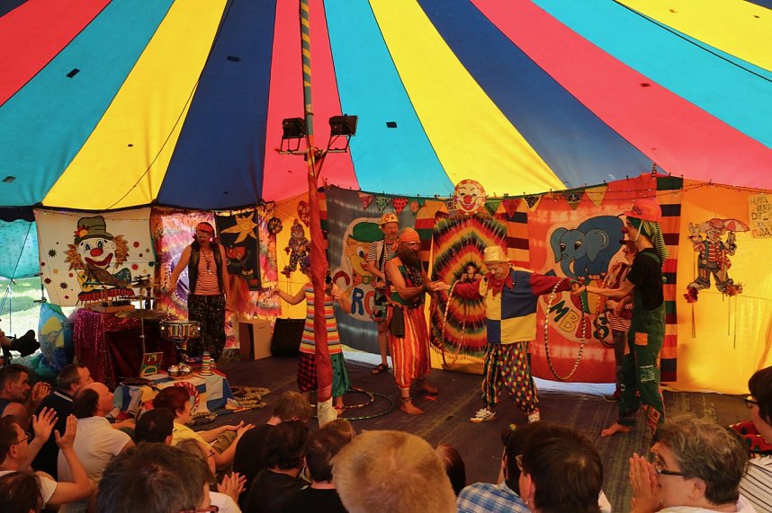 Der Circus Bombastico war heute zu Gast bei der Nordth&uuml;ringer Lebenshilfe