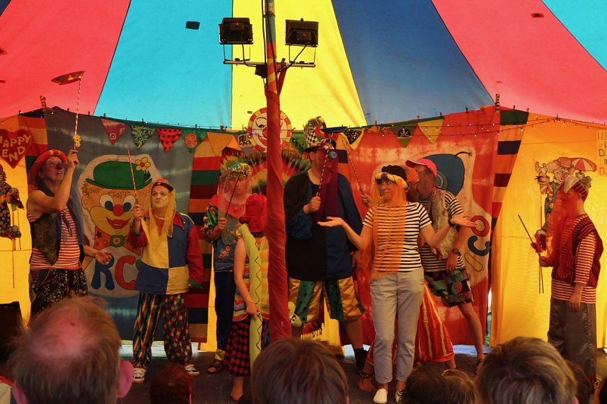 Der Circus Bombastico war heute zu Gast bei der Nordth&uuml;ringer Lebenshilfe