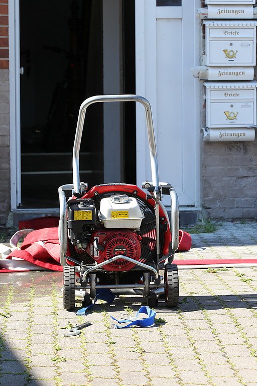 Einsatz in der Langen Stra&szlig;e