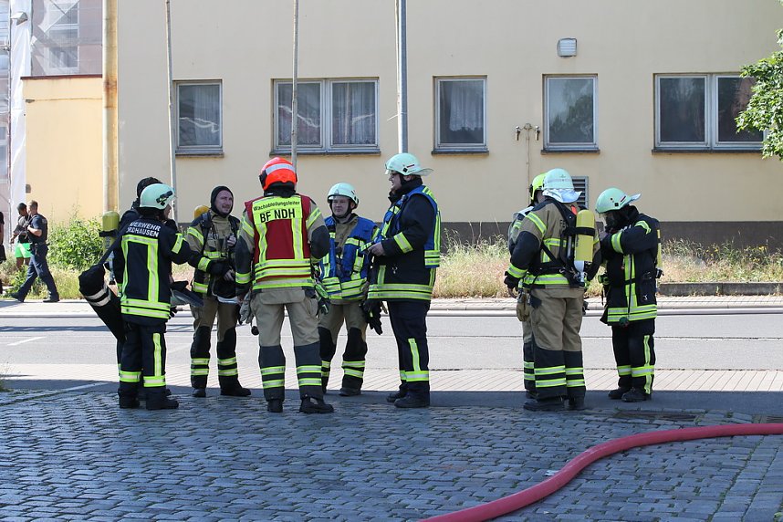 Einsatz in der Langen Stra&szlig;e