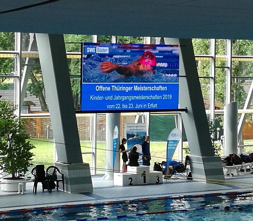 Nordh&auml;user Nachwuchsschwimmer bei den Th&uuml;ringen Meisterschaften in Erfurt