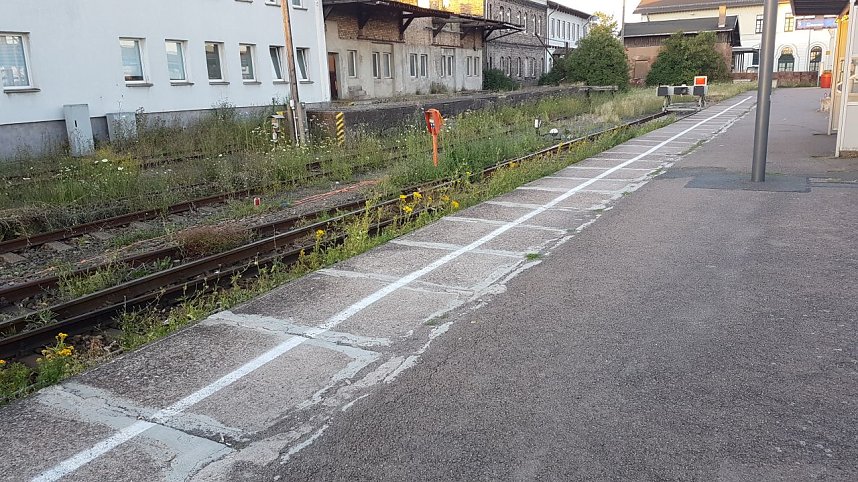Beobachtungen am Gleis zwischen Ellrich und Nordhausen
