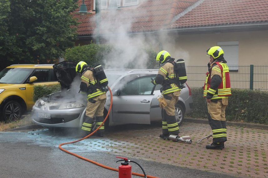 Rauch aus dem Motorraum