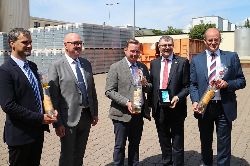 Ministerpr&auml;sident Bodo Ramelow zu Besuch bei Nordbrand Nordhausen