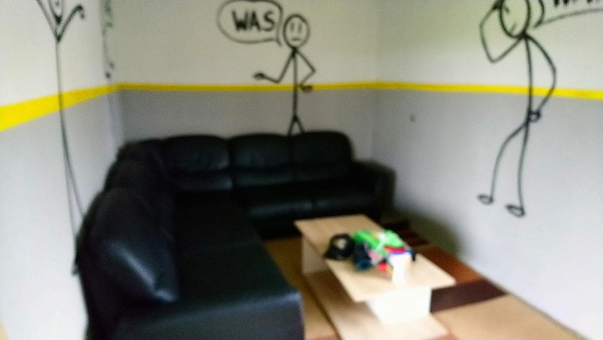 Geschafft - leider ein wenig unscharf