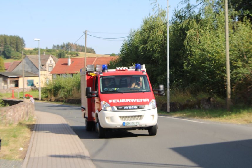 Gro&szlig;brand zwischen Ellrich und Werna