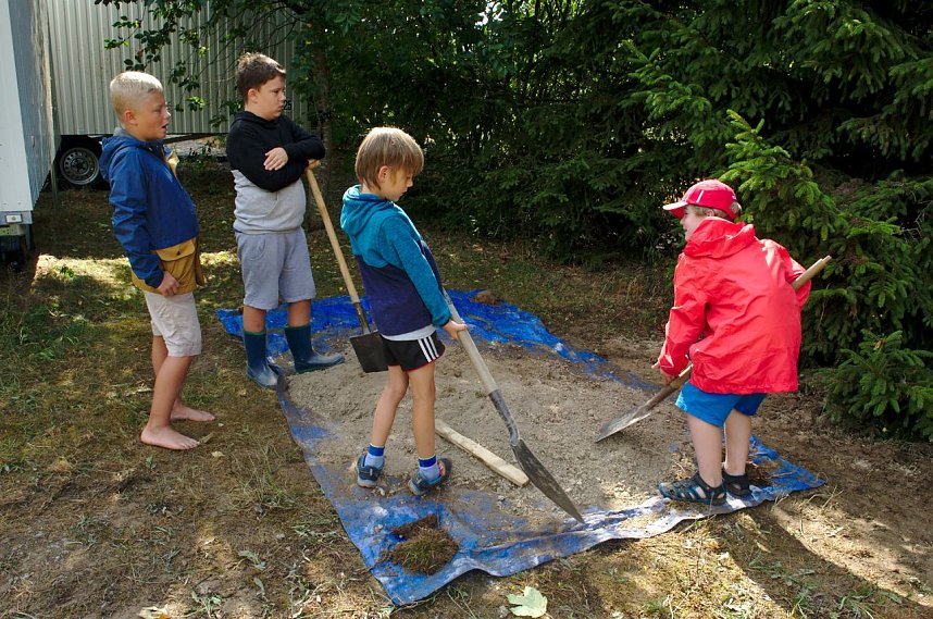 Handwerkercamp des Kinder-Kirchen-Ladens - 5. Tag
