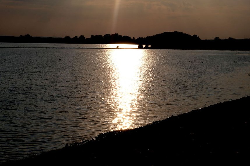 Peter Blei unterwegs am Stausee Kelbra
