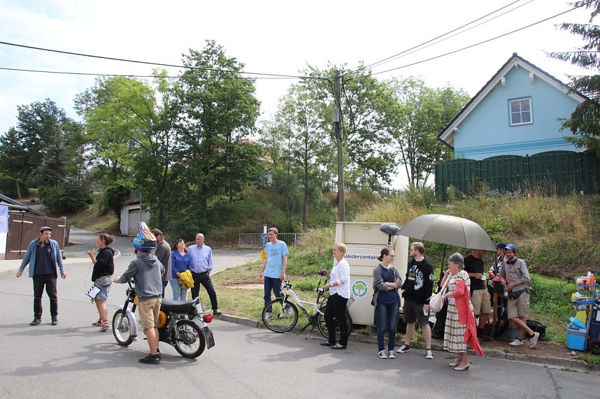 Dreharbeiten f&uuml;r "The Call" in Leimbach