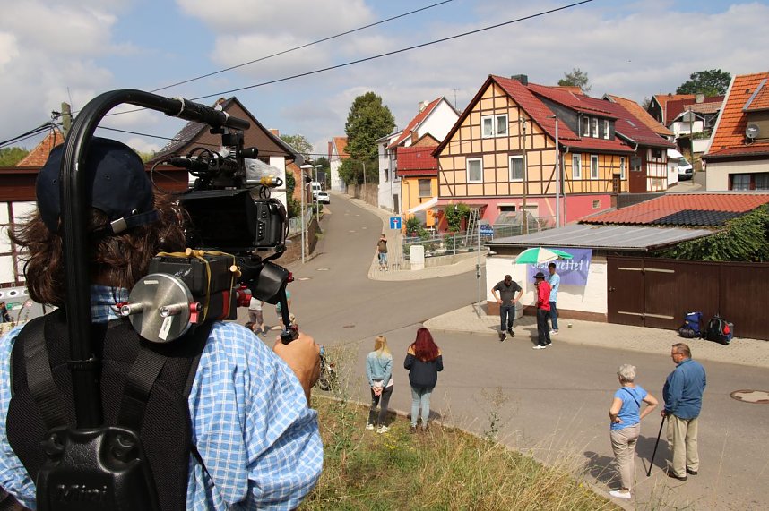 Dreharbeiten f&uuml;r "The Call" in Leimbach
