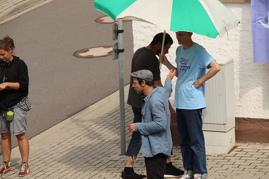 Dreharbeiten f&uuml;r "The Call" in Leimbach