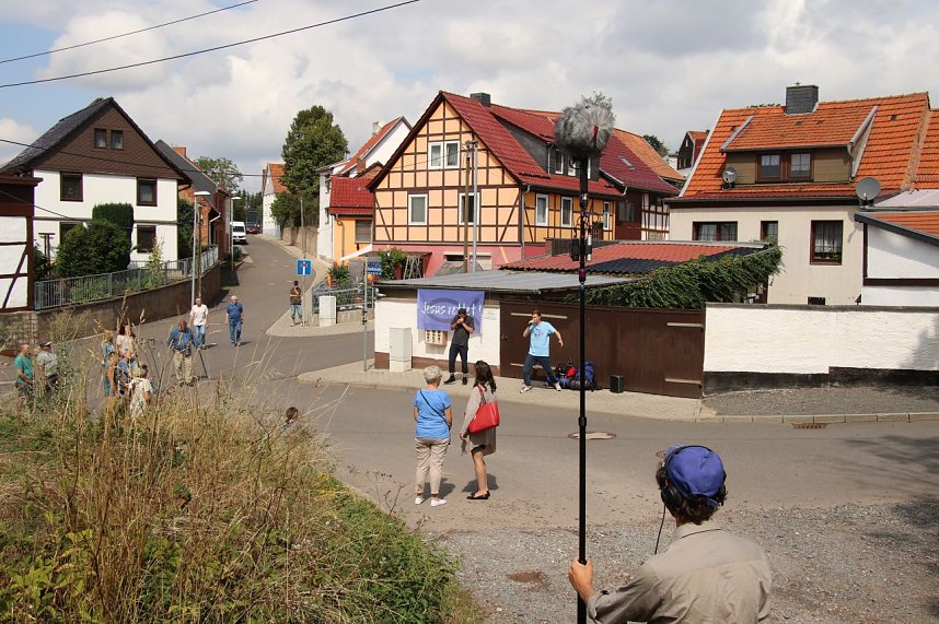 Dreharbeiten f&uuml;r "The Call" in Leimbach