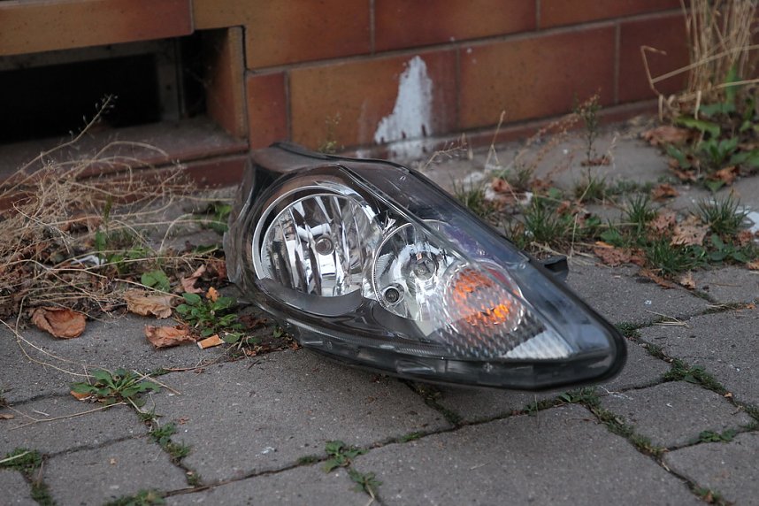 Unfall in der Bochumer Stra&szlig;e in Nordhausen 