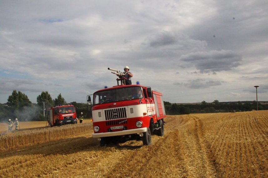 Feldbrand bei Hesserode
