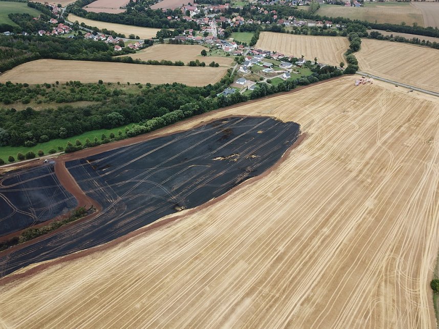 Feldbrand bei Hesserode