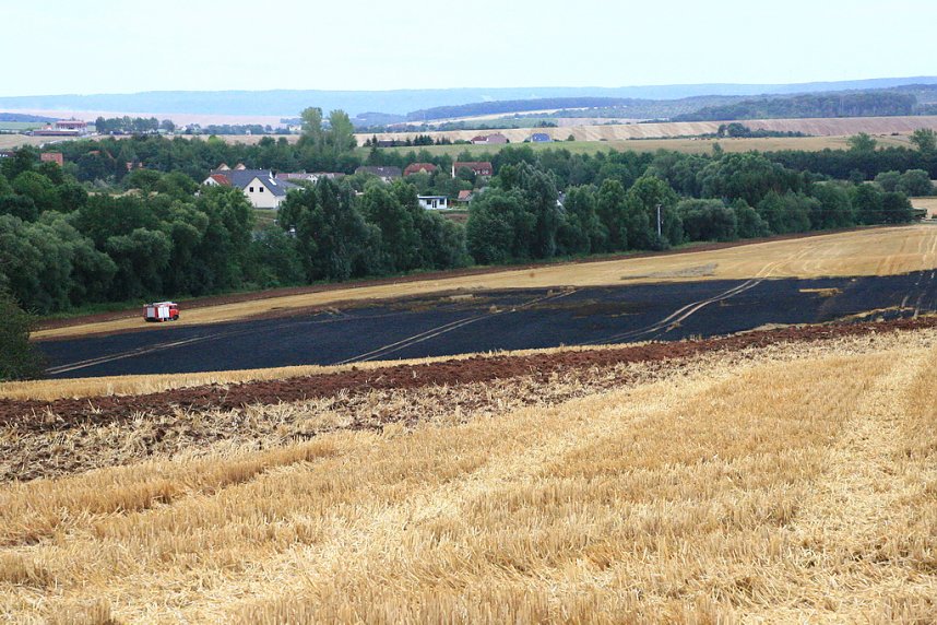 Feldbrand bei Hesserode