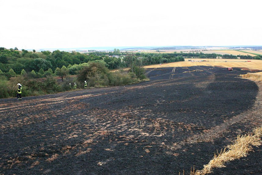 Feldbrand bei Hesserode