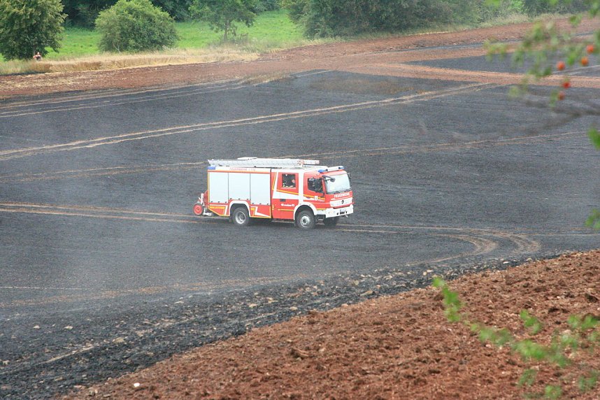Feldbrand bei Hesserode