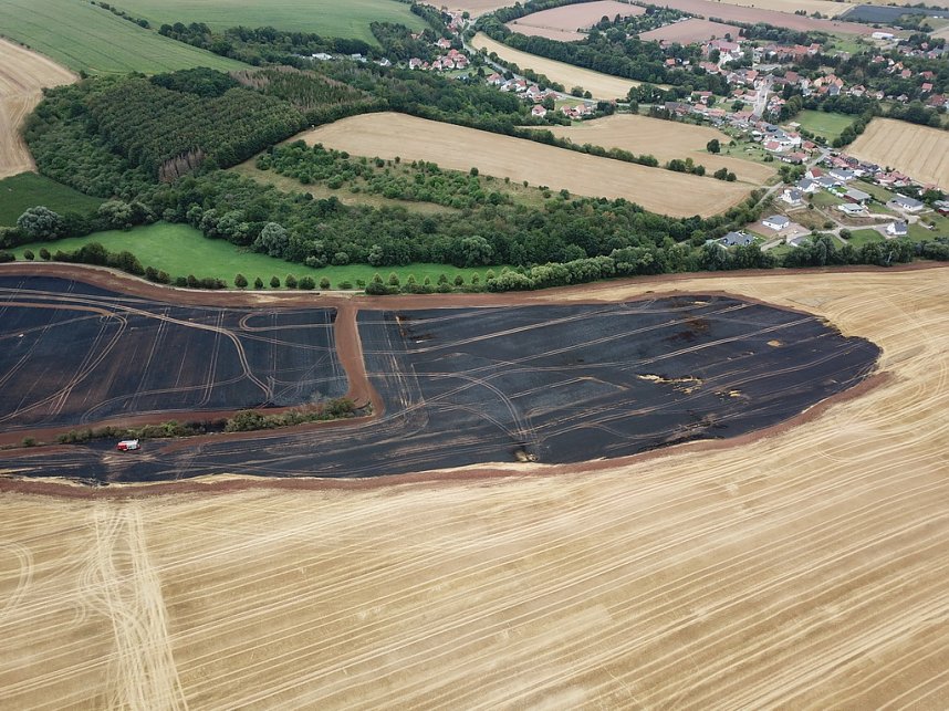Feldbrand bei Hesserode