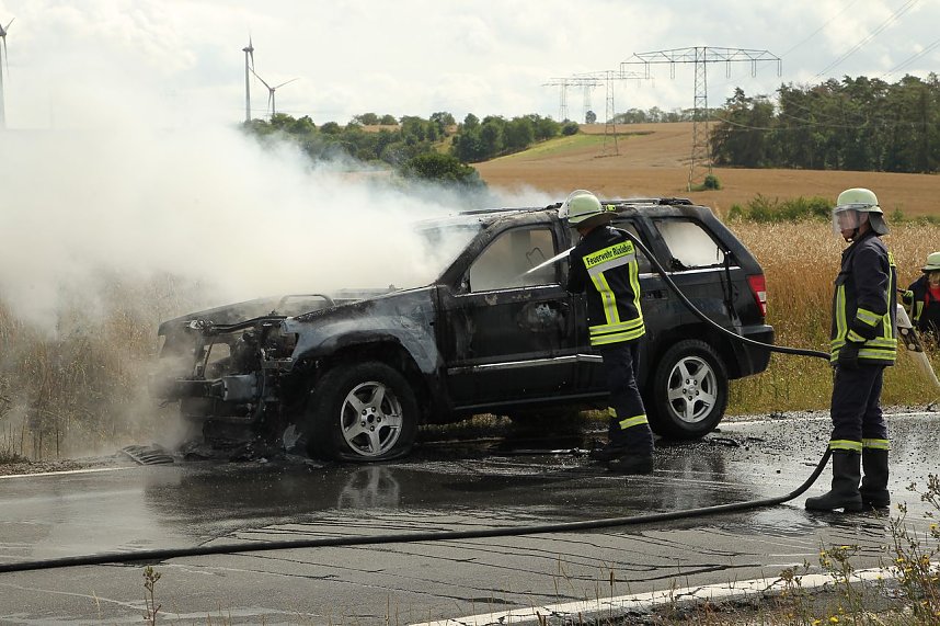 Komplett ausgebrannt