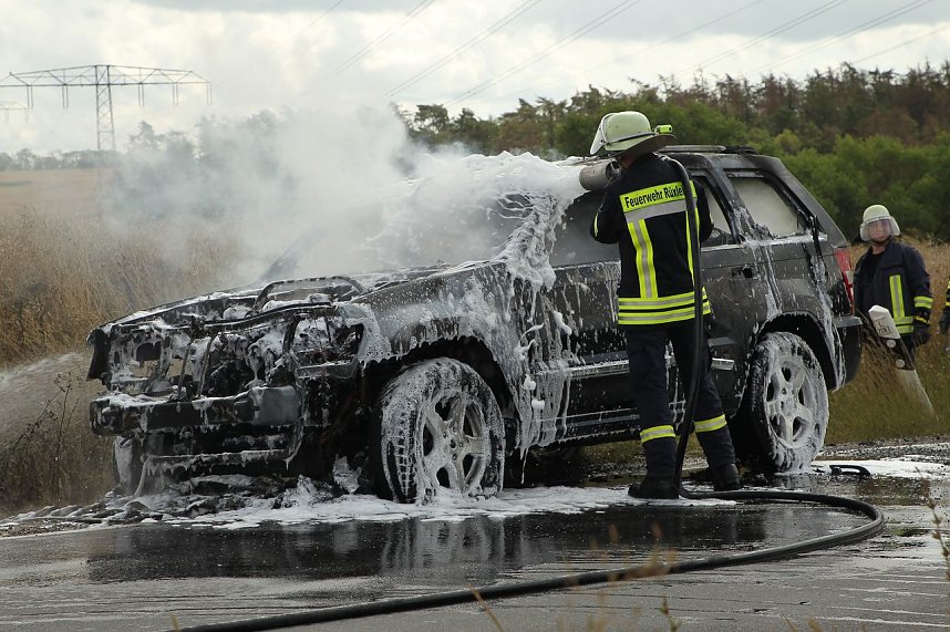 Komplett ausgebrannt