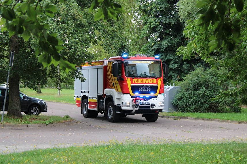 Kellerbrand in Nordhausen-Ost