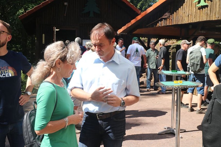 Gregor Gysi und Bodo Ramelow waren heute zu Gast in Neustadt