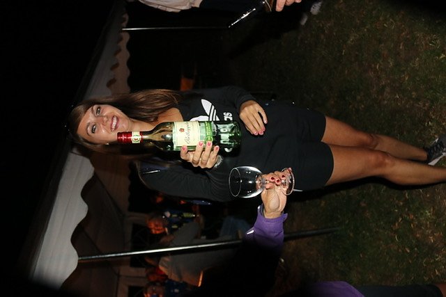 Ausgelassen gefeiert