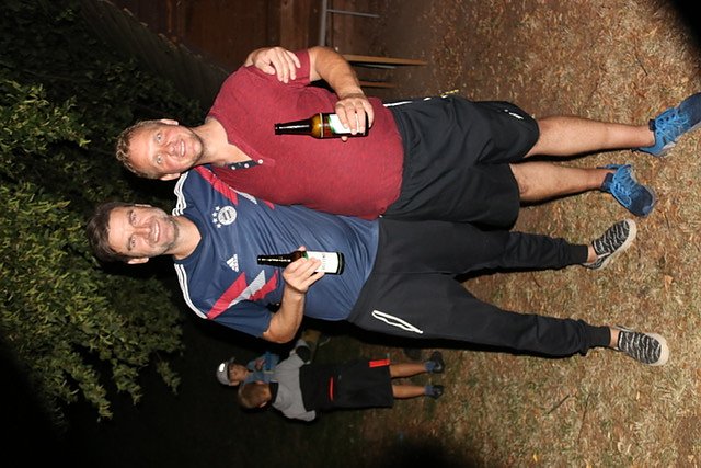 Ausgelassen gefeiert