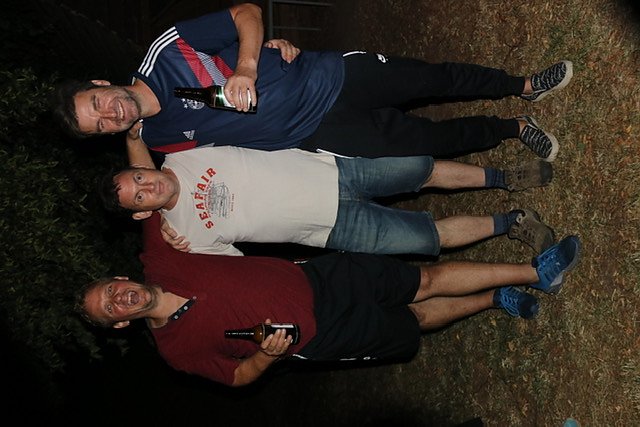 Ausgelassen gefeiert