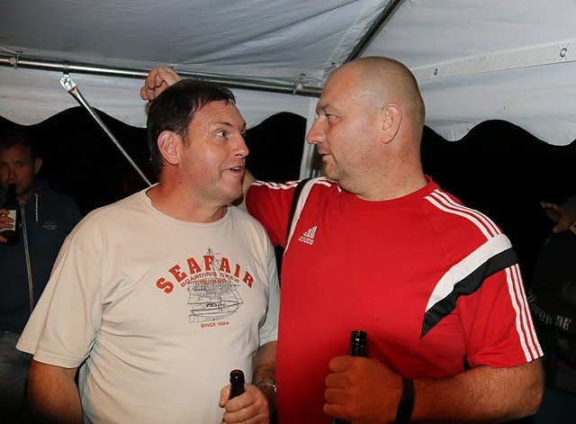 Ausgelassen gefeiert